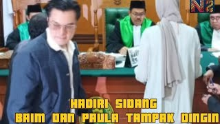 KEDIPAN MATA BAIM WONG KE PAULA VERHOEVEN SAAT SIDANG PERCERAIAN