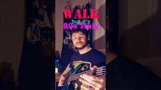 "Walk" but it's 80s Italy