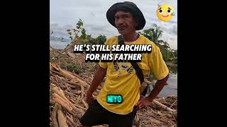 He Lost His Father In The Recent Thypoon Kristine