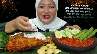 MAKAN LALAPAN JENGKOL MUDA SAMBEL TERASI AYAM GORENG MAKANAN SUNDA#LALAPANMENTAH