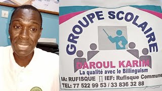 Résultats CFEE, Entrée en sixième et BFEM : Le PDG du Groupe Scolaire Daroul Karim estime que les...