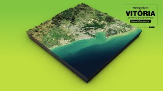 VITÓRIA TOPOGRAFICA 3D MAP - ES - BR