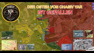 Russische Flagge in Chasiv Yar - Kanal | Sokil Schützenpanzer Kampf. Military Summary 08.06.2024