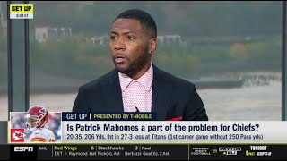 ESPN GET UP | Ryan Clark: "It's DONE for Mahomes" after Titans blowout Chiefs 27-3 in Week 7