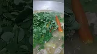 CHICKEN TINOLA WITH MORINGA #shorts #shortsvideo #shortvideo #short #shortsfeed #shortvideos