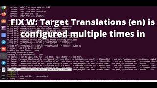 Fix W: Target Translations en is configured multiple times in