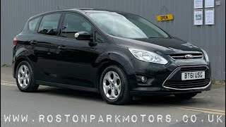 2012 (61) Ford C-MAX 1.6 TDCi Zetec 5dr - 99k miles for sale @rostonparkmotors Nuneaton CV116JU