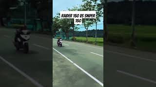 RAIDER 150 VS SNIPER 150 #ecu #motorcycle  #dragrace #raiderfi150 #ecumapping