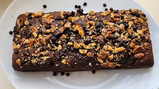 Date and Walnut Marble Cake / Eggless Cake / Sugur Free Cake by The Cooking Secrets