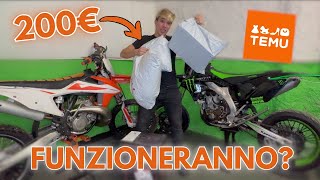 TEMU! 200€ DI PRODOTTI PER LA MOTO - FUNZIONERANNO DAVVERO? MEGA UNBOXING!