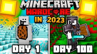 I Survived 100 Days in 2023 Minecraft Hardcore...