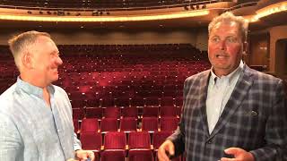 Jamie Grant, President & CEO of the McCallum Theatre, speaks with David Eugene Perry