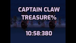 CAPTAIN CLAW - Treasure% Lvl08 in 10:58