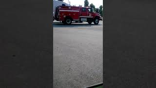 Forest Service fire engine 37 from Los Padres National Forest repainted for a northern California FD