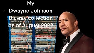 My Entire Dwayne Johnson Blu-ray Collection (plus Character name)