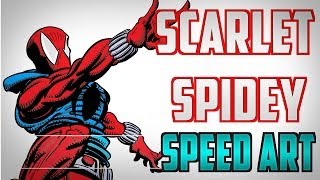 Scarlet Spider Speed Art