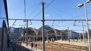 AZAFT Tren Azul histórico 03-12-2023 - Llegada a Barcelona Estació de França desde Mataró.