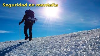 Campañas de prevención en montaña