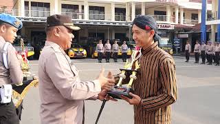 APEL DAN PEMBERIAN PENGHARGAAN KEPADA JUARA LOMBA SAT KAMLING TINGKAT POLRESTA CILACAP