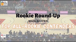 Rookie Round-Up, 8/23-9/5: Top All-Rookie Contenders