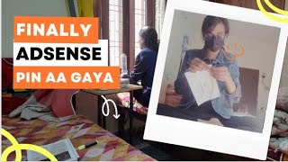 Finally AdSense pin आ ही गया 🤓||अब आयेगा पैसा 💸😊||Nishu'journey#aspirants #youtube #adsense#trending