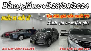 Giá xe ô tô cũ Tphcm giảm giá mạnh ngày 28/09/2024 mới nhất| Thu mua ô tô cũ Tphcm