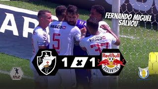 VASCO 1 X 1 RB BRAGANTINO | FERNANDO MIGUEL PEGA PÊNALTI | MELHORES MOMENTOS | 27/09/2020