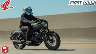 2023 Honda Rebel 500 SE | First Ride