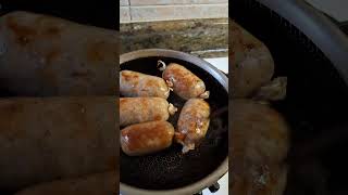 One of pinoy favorite sausage garlic flavor #shortsvideo #food