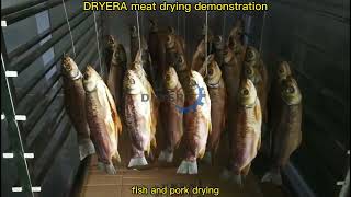 DRYERA brand Heat Pump Meat Fish Seafood Dehydrator Drying Machine