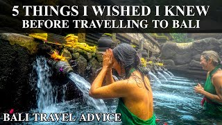 Five Things You Should Know Before Travelling to Bali Indonesia. BALI TRAVEL Advice and Tips