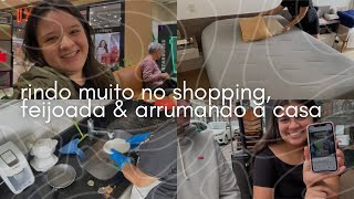 TRÊS DIAS COMIGO — passeio no shopping, restaurantes & arrumando a casa