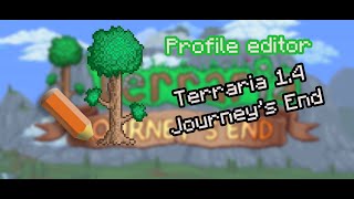 Редактор инвентаря для Террарии 1.4. | Terraria Journey's End 1.4