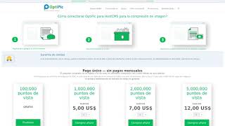 Acelere HostCMS es simple y eficiente, optimizando imágenes a través de OptiPic