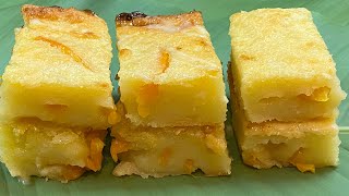 Cassava (Yuca) Cake Recipe | Filipino Snacks or Desserts |