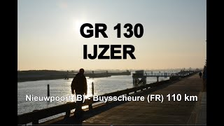 GR130 IJZER Nieuwpoort (B)-Buysscheure (FR) 110 km