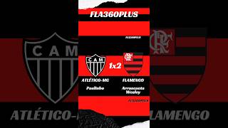 Atlético-MG 1x2 Flamengo #flamengo #brasileirão #atleticomineiro #shorts