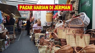 CARLSPLATZ DAILY  MARKET IN  DÜSSELDORF, GERMANY (2020)  / MARKET TOUR  / CHRISTMAS SHOPPING