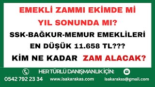 EMEKLİ ZAMINDA SON DURUM