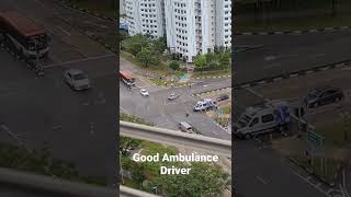 Singapore Ambulance Skipping Red Light