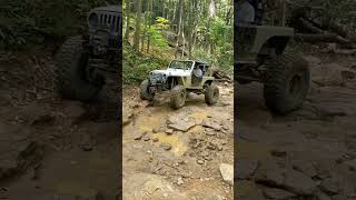 Jeep TJ Rock Crawler on 1 Tons