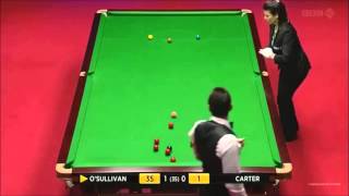 Ronnie O'Sullivan 117 vs Ali Carter - 2012 WSC - Frame 2 | BBC HD