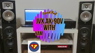 JVC AX-90V amplifier on Yamaha NS-333 speakers