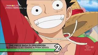 One Piece saga di Dressrosa su Italia 2 da Martedì 12 Settembre | Promo