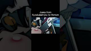 Juana from Kyoukaisen-jou no Horizon #anime #shorts #animeshorts