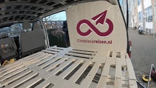 Inbouw Schuifbank Toyota HiAce Camper - Eindeloosreizen.nl