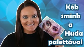 Kék smink | Huda Beauty paletta