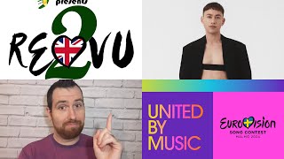 #REVU2​​ Eurovision Ireland reacts to United Kingdom 2024 - Olly Alexander - Dizzy