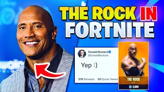 Everything You Need To Know About The Rock X Fortnite Collab...