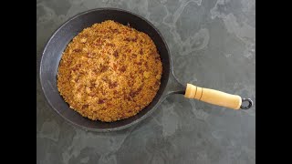 RECEITA  FARINHA TEMPERADA  PARA FAROFAS / MELHOR DO MUNDO